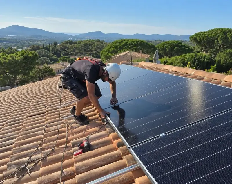 Installateur panneaux solaires Roqueredonde — pose photovoltaïque sur toiture